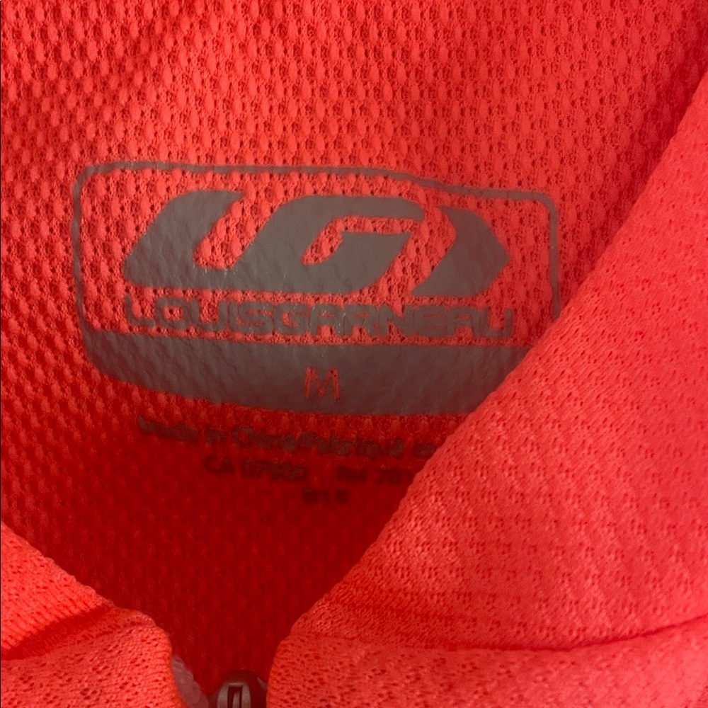 Garneau Red Cycling Jersey - Picture 3 of 9